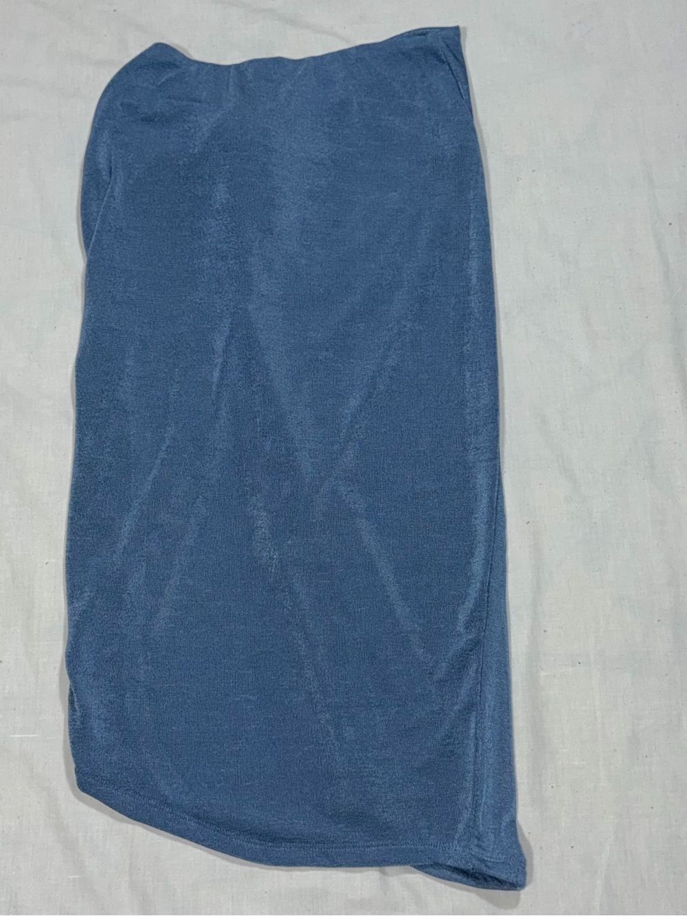 NWT JLUXLABEL Blue Ruched Bodysuit Midi Skirt 2 Piece Set M - Picture 6 of 12